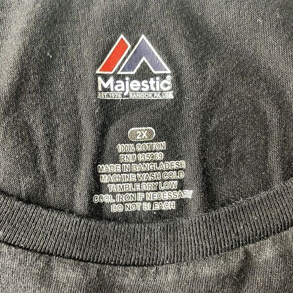 Pittsburg Steelers T-shirt. Size 2X. Majestic Antonio Brown Classic. - Picture 4 of 8